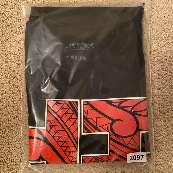 HAWAII’S FINEST “Jump Off Line 2016” Red & Black Logo Tee Shirt Men 2XL XXL - Picture 6 of 6